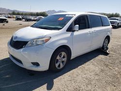 Salvage cars for sale from Copart Las Vegas, NV: 2012 Toyota Sienna LE