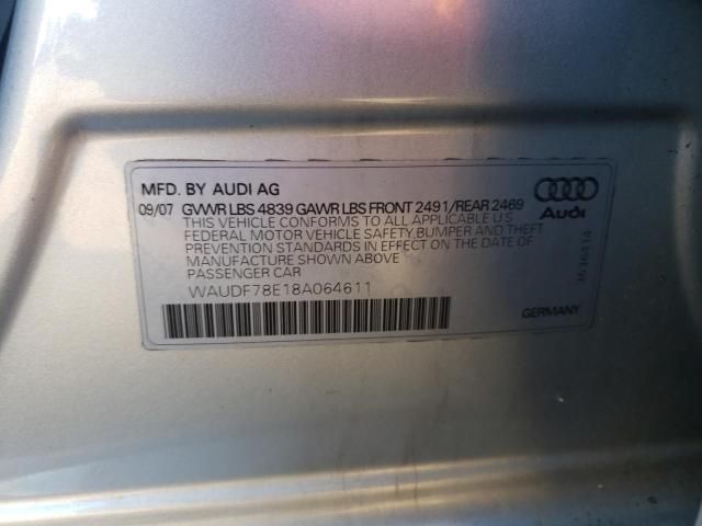 2008 Audi A4 2.0T Quattro