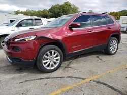 Salvage cars for sale at Rogersville, MO auction: 2015 Jeep Cherokee Limited
