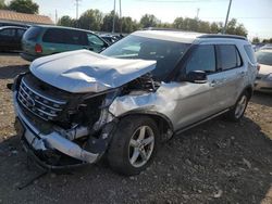Salvage cars for sale at Columbus, OH auction: 2017 Ford Explorer XLT
