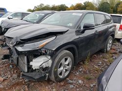 Salvage cars for sale from Copart York Haven, PA: 2022 Toyota Highlander L