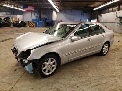 Salvage cars for sale from Copart Wheeling, IL: 2004 Mercedes-Benz C 240 4matic