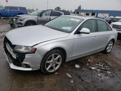 Audi A4 2.0T Quattro salvage cars for sale: 2009 Audi A4 2.0T Quattro