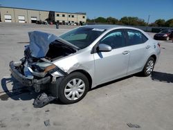 Salvage cars for sale from Copart Wilmer, TX: 2015 Toyota Corolla L