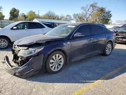 Salvage cars for sale from Copart Wichita, KS: 2016 KIA Optima EX