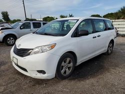 Vehiculos salvage en venta de Copart Miami, FL: 2015 Toyota Sienna