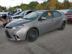Salvage cars for sale from Copart Assonet, MA: 2016 Toyota Corolla L