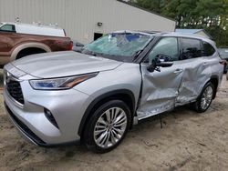 Salvage cars for sale at Seaford, DE auction: 2022 Toyota Highlander Platinum