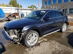 Salvage cars for sale at Littleton, CO auction: 2018 Audi Q5 Premium Plus