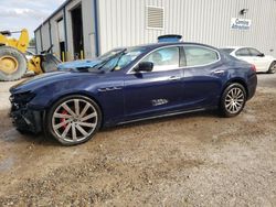 Salvage cars for sale from Copart Mercedes, TX: 2014 Maserati Ghibli S