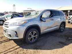 Salvage cars for sale at Phoenix, AZ auction: 2017 Toyota Highlander LE