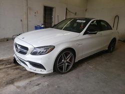 Mercedes-Benz C-Class salvage cars for sale: 2015 Mercedes-Benz C 63 AMG-S