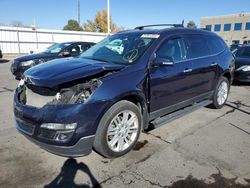 Salvage cars for sale at Littleton, CO auction: 2015 Chevrolet Traverse LT