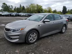 Salvage cars for sale at Portland, OR auction: 2018 KIA Optima LX