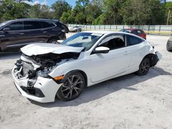 Salvage cars for sale from Copart Fort Pierce, FL: 2020 Honda Civic Sport