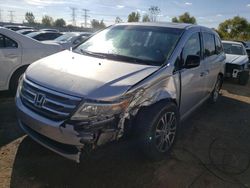 Salvage cars for sale at Elgin, IL auction: 2013 Honda Odyssey EXL