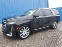 Salvage cars for sale at Houston, TX auction: 2022 Cadillac Escalade Premium Luxury Platinum