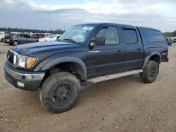 Salvage cars for sale from Copart Houston, TX: 2003 Toyota Tacoma Double Cab