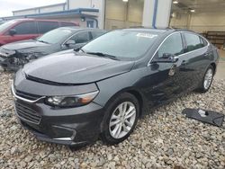 Salvage cars for sale at Wayland, MI auction: 2017 Chevrolet Malibu LT