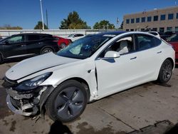 Salvage cars for sale at Littleton, CO auction: 2020 Tesla Model 3