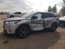 Salvage cars for sale at London, ON auction: 2019 Toyota Highlander LE