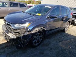 Salvage cars for sale at Spartanburg, SC auction: 2018 Honda CR-V EX
