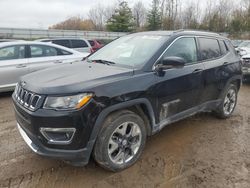 Salvage cars for sale at Davison, MI auction: 2020 Jeep Compass Limited