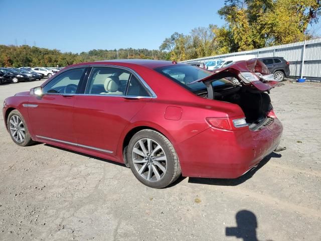 2017 Lincoln Continental Premiere