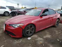 Salvage cars for sale at Dyer, IN auction: 2017 Alfa Romeo Giulia Q4