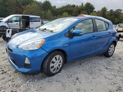 Salvage cars for sale at Mendon, MA auction: 2014 Toyota Prius C
