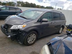 Toyota Sienna xle salvage cars for sale: 2015 Toyota Sienna XLE