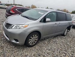 Salvage cars for sale at Wayland, MI auction: 2012 Toyota Sienna LE