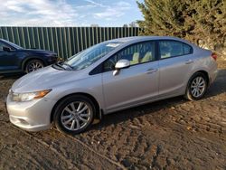 Salvage cars for sale from Copart Finksburg, MD: 2012 Honda Civic EX