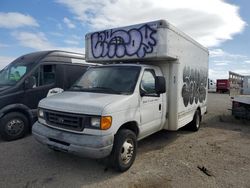 Salvage trucks for sale at Martinez, CA auction: 2006 Ford Econoline E450 Super Duty Cutaway Van