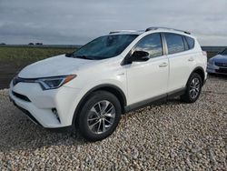 Salvage cars for sale from Copart Temple, TX: 2018 Toyota Rav4 HV LE