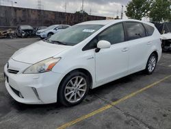 Salvage cars for sale at Wilmington, CA auction: 2012 Toyota Prius V