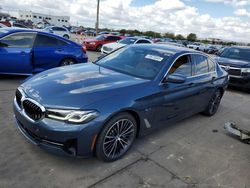 Salvage cars for sale at Grand Prairie, TX auction: 2023 BMW 530E