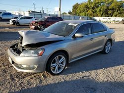 Volkswagen Passat SE salvage cars for sale: 2013 Volkswagen Passat SE