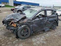 Salvage cars for sale at Woodhaven, MI auction: 2018 Toyota Rav4 LE