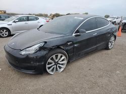 Salvage cars for sale at Kansas City, KS auction: 2018 Tesla Model 3