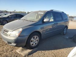 Salvage cars for sale at Kansas City, KS auction: 2009 KIA Sedona EX