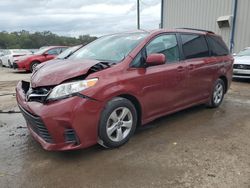 Toyota Sienna LE salvage cars for sale: 2018 Toyota Sienna LE