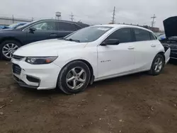 Carros salvage para piezas a la venta en subasta: 2018 Chevrolet Malibu LS