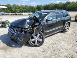 Salvage cars for sale at Charles City, VA auction: 2012 Jeep Grand Cherokee Overland