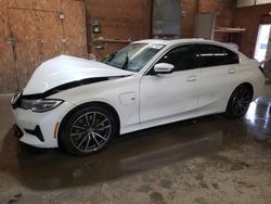 Salvage cars for sale at Ebensburg, PA auction: 2021 BMW 330E