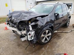 Salvage cars for sale at Pekin, IL auction: 2020 Jeep Cherokee Limited