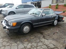 Salvage cars for sale at Woodhaven, MI auction: 1986 Mercedes-Benz 560 SL