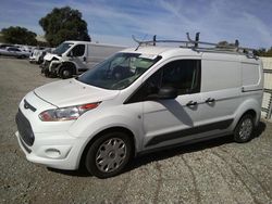 Salvage trucks for sale at San Martin, CA auction: 2017 Ford Transit Connect XLT
