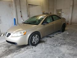 Pontiac salvage cars for sale: 2007 Pontiac G6 Value Leader