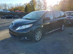 Salvage cars for sale at Marlboro, NY auction: 2016 Toyota Sienna XLE
